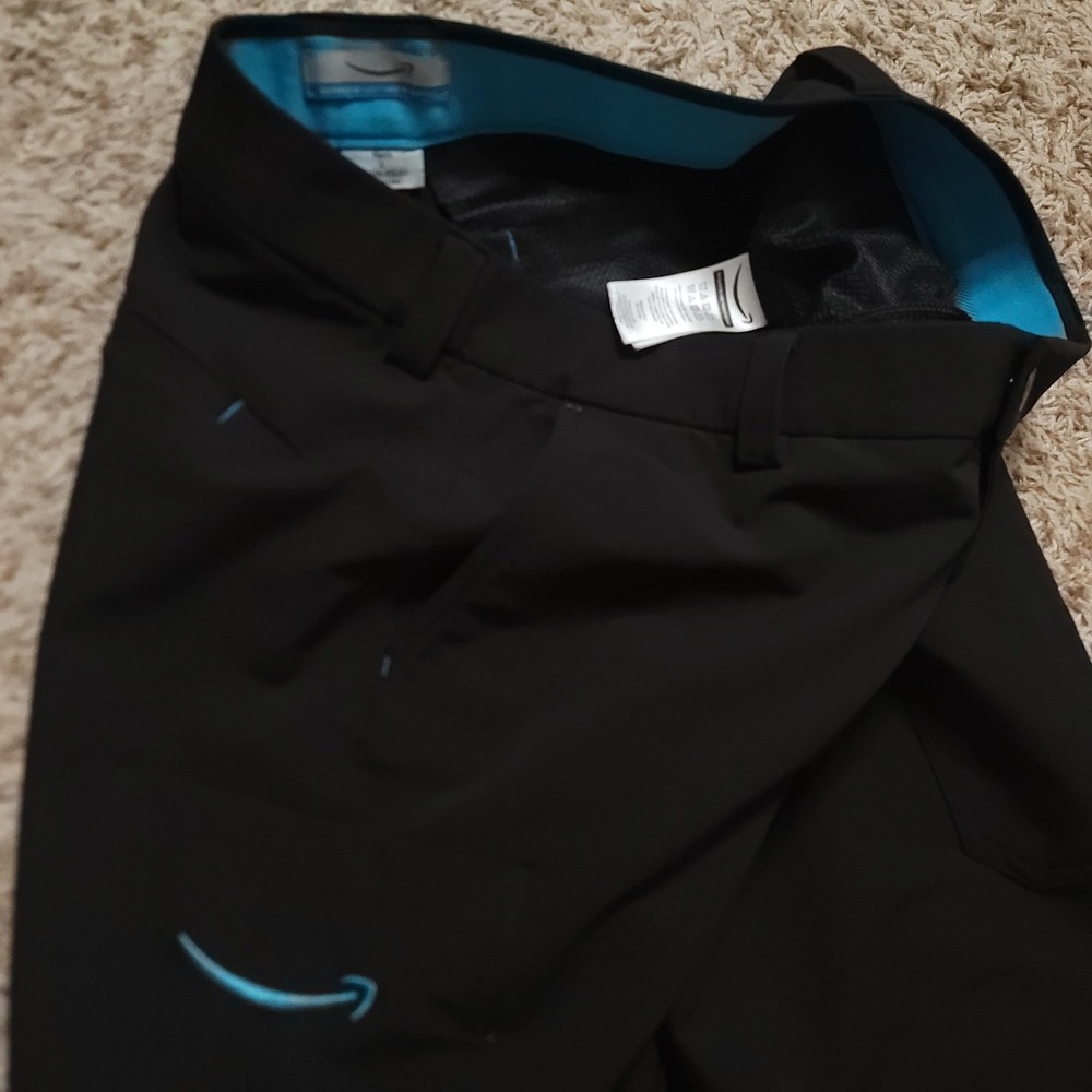 Amazon Cargo Pants Men Large Black Luly Yang Design Stretch Work Trousers 34-37